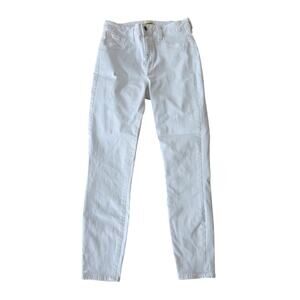 L'Agence Margot High Rise Skinny White Jeans Size 28 EUC